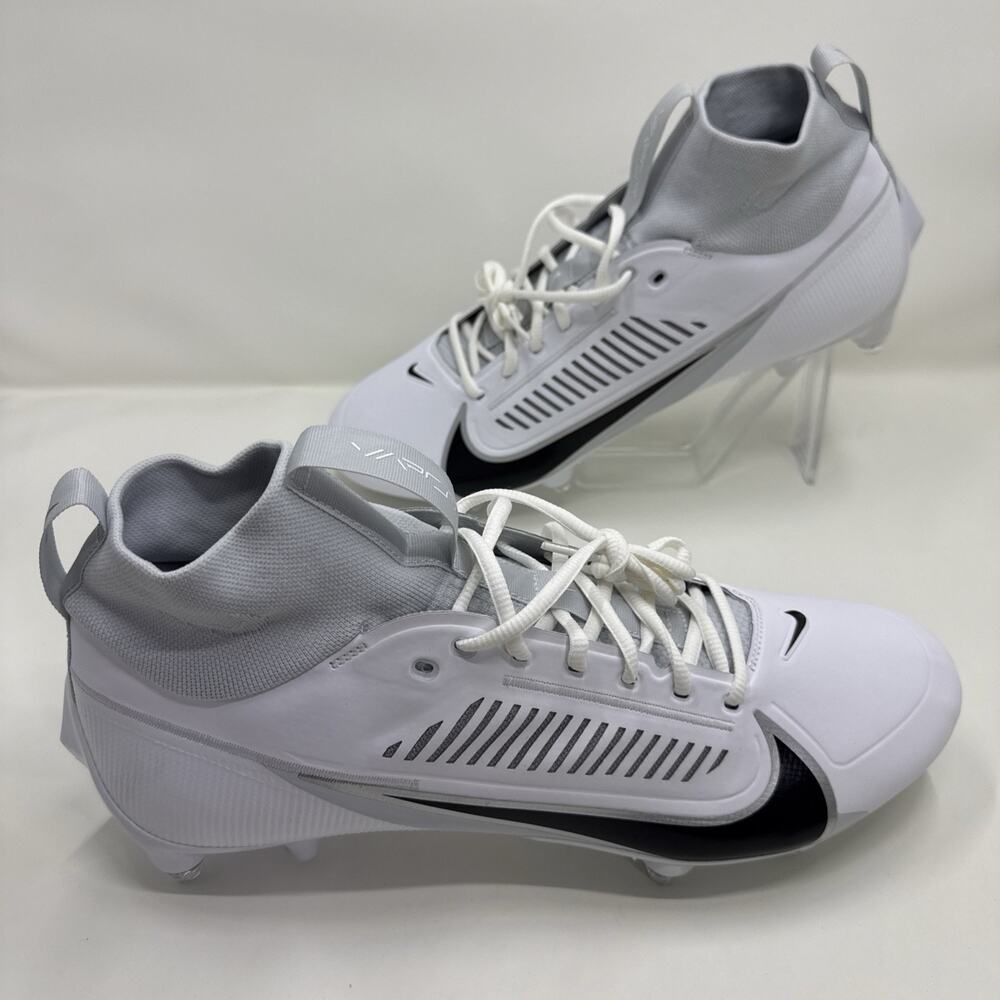 Nike Vapor Edge Pro 360 2 Detachable Football Cleats White FJ7023-100 Size 10